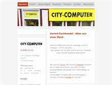 Tablet Screenshot of city-computer-eschwege.de